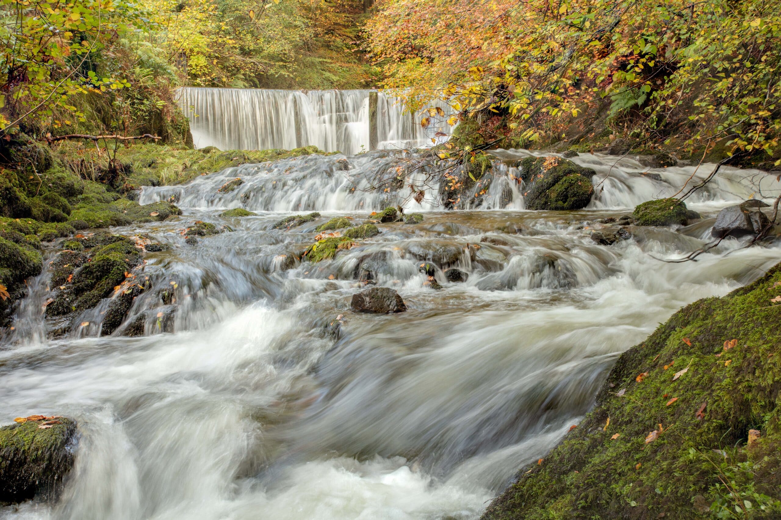 waterfall in the lake district