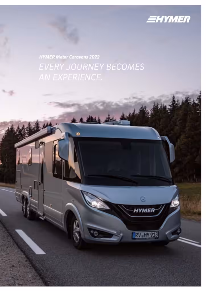 2022 Hymer Motorhomes Brochure