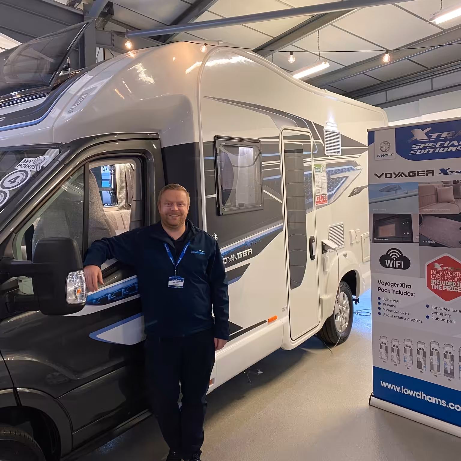 Jake showcases the Swift Voyager Xtra 2025 motorhome!
