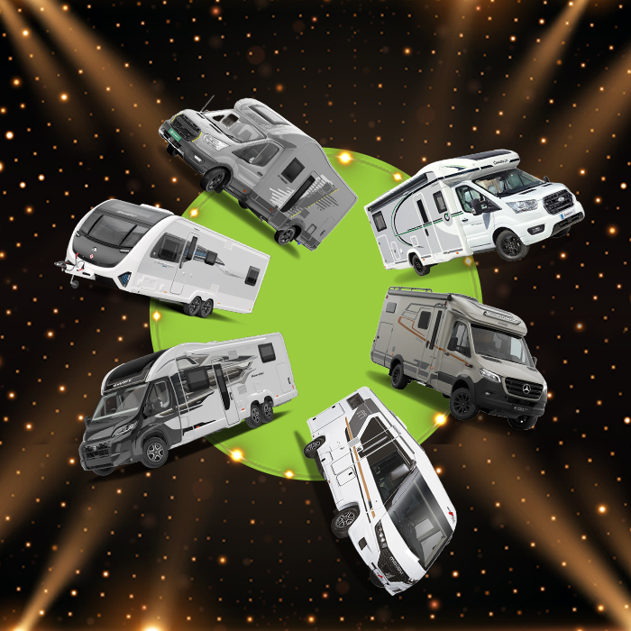 The best award-winning motorhomes, campervans and caravans for 2026!