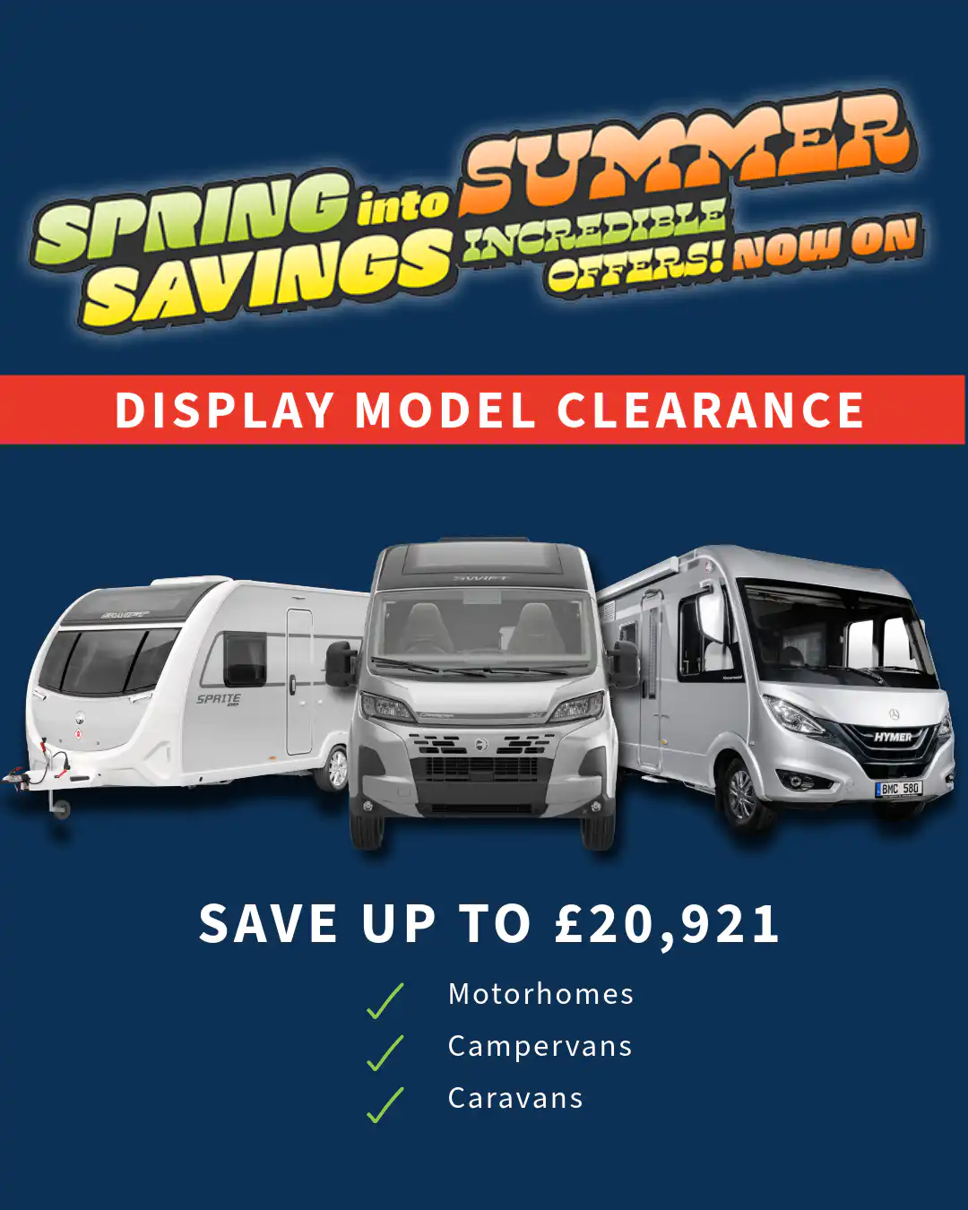 Display Model Clearance - Now On!