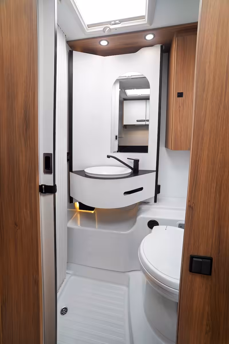 2027 Chausson Titanium Line Bathroom Caption