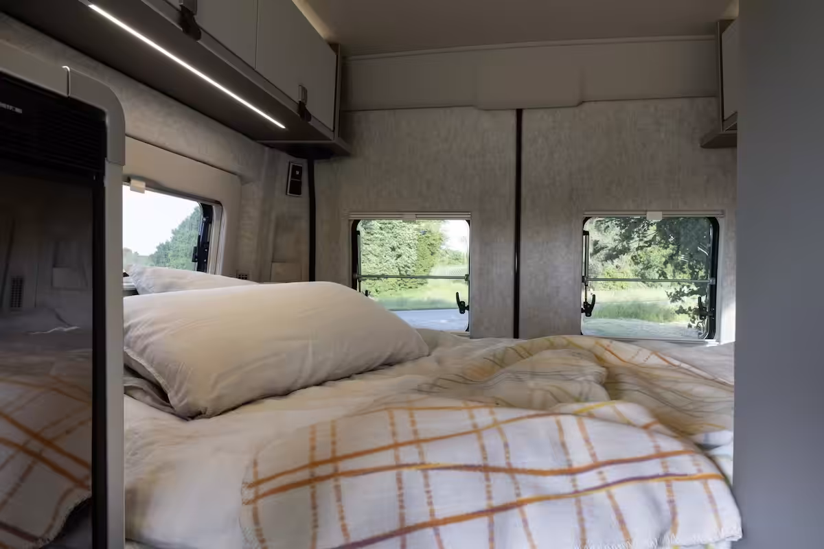 2027 Hymer Yellowstone Bed Close Up