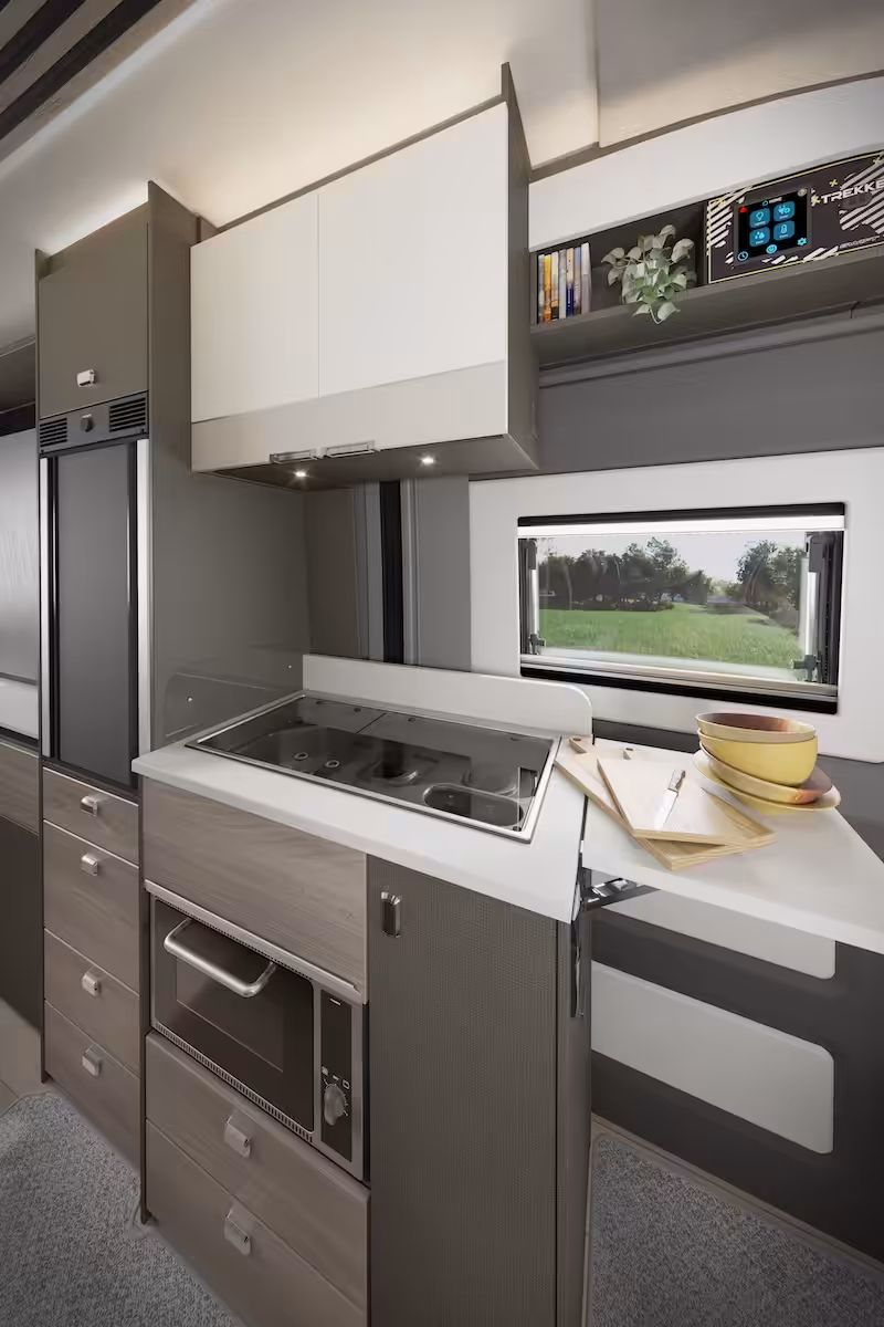 2027 Trekker XF KitchenFull GAN 13 07 2026 Caption