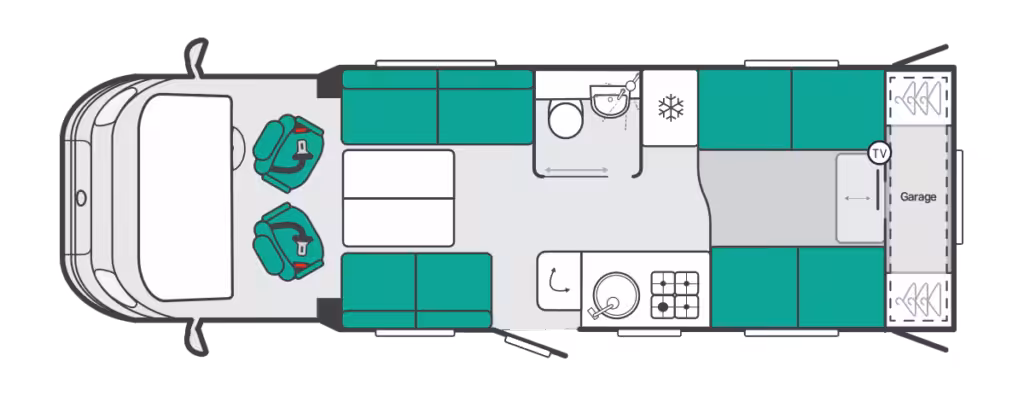 2027 Voyager 574 Day Lounge