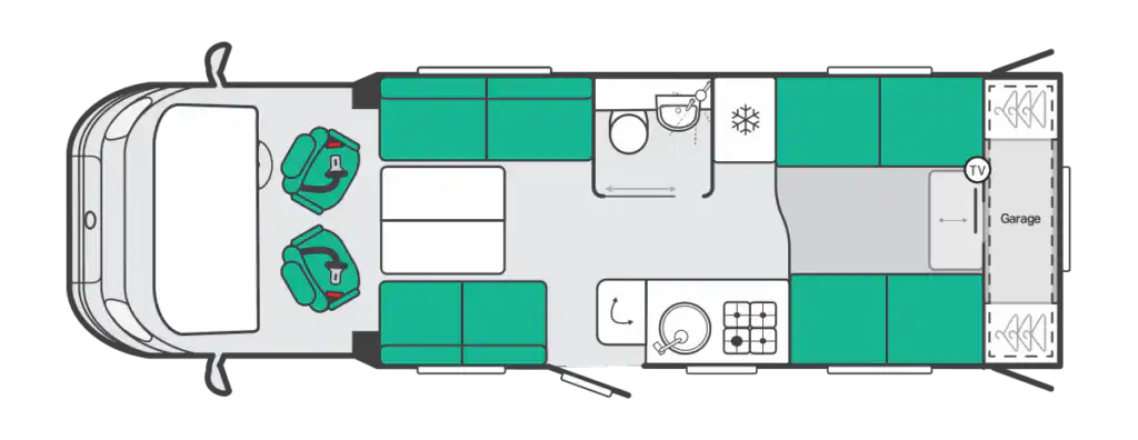 2027 Voyager 574 Day Lounge