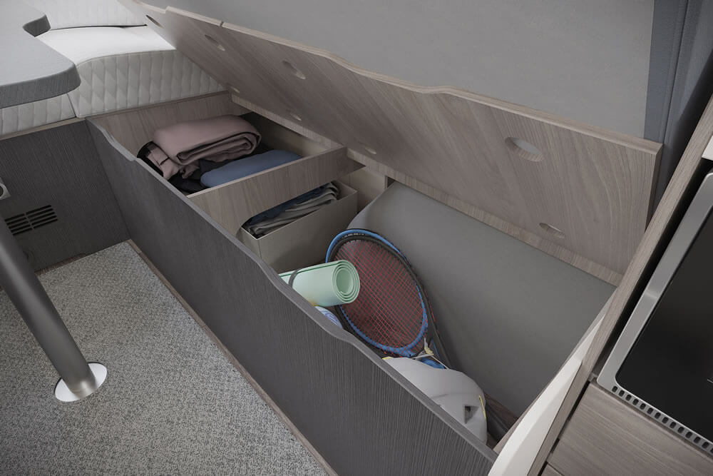 Ascari 372 Underseat Storage