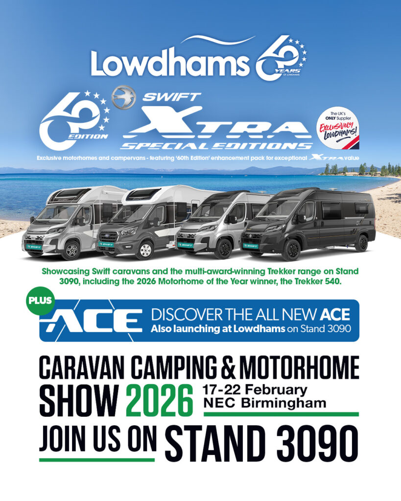 a poster of a group of campers